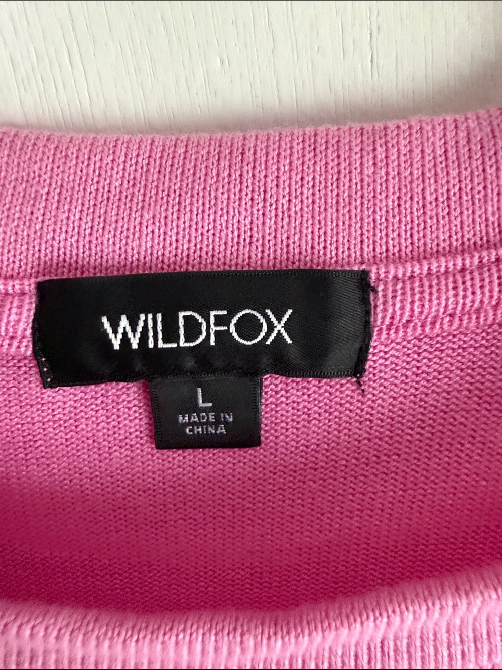 Wildfox Strawberry Bridget Rhinestone Sweater in pink L - Picture 2 of 6